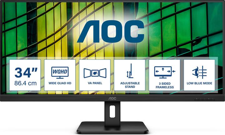 Produktbild AOC U34E2M (3440 x 1440 Pixel, 34")