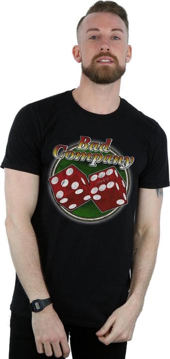 Immagine prodotto Bad Company Straight Shooter Dice Maglietta Uomo (XL)