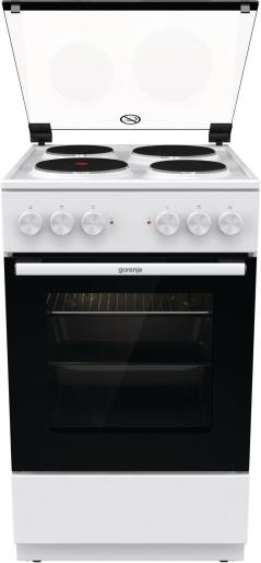 Produktbild Gorenje GE5 A22 WH ws Standherd A 50cm 4Kochplatten 70L 6Heizarten