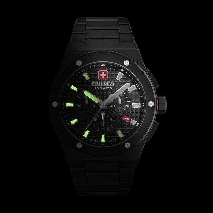 Produktbild Swiss Military Hanowa Herrenuhr (Uhr mit Schmuckstein, 43 mm)