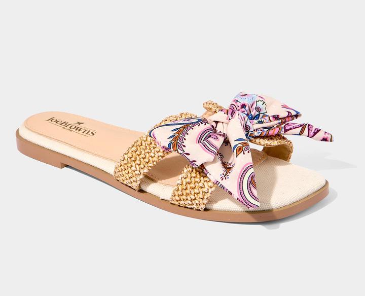 Produktbild Joe Browns Paisley Bow Woven Sole Sliders (38)
