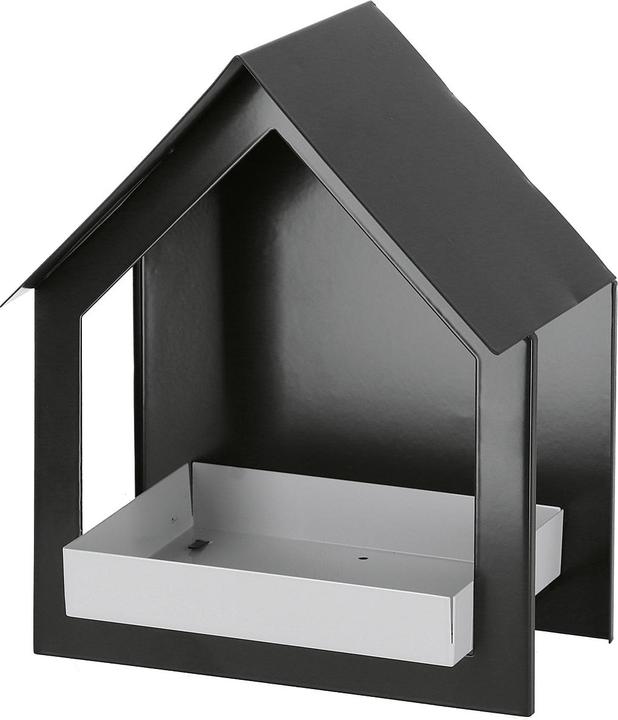 Produktbild Esschert Design Wandfutterhaus anthrazit / weiss