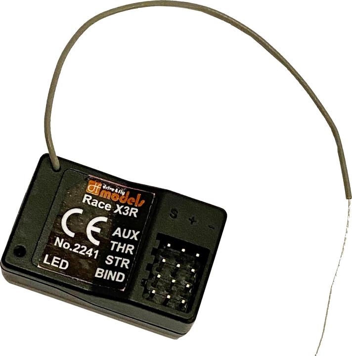 Immagine prodotto DF-Models Set di telecomandi Race X3 (3Ch) con ricevitore