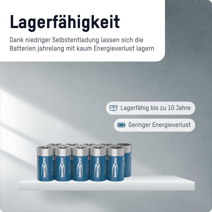Immagine prodotto Ansmann Batteria C ER26500 3,6V Litio cloruro di tionile (1 pz.)