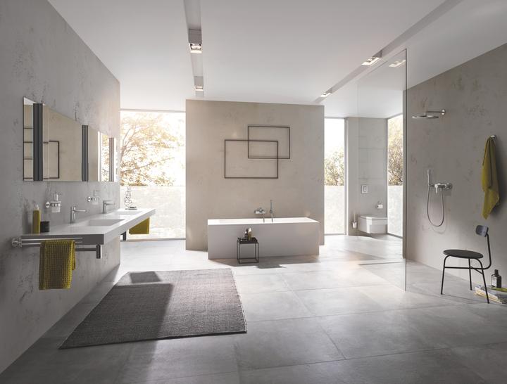 Actual product image Grohe Single-lever basin mixer LINEARE 1/2inch XS-size supersteel