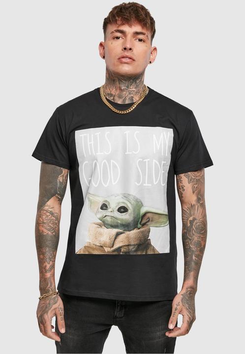 Actual product image Mister Tee Baby Yoda Good Side Tee (M)