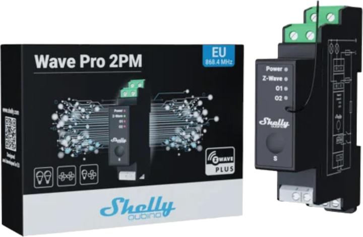 Actual product image Shelly Qubino Wave PRO 2PM