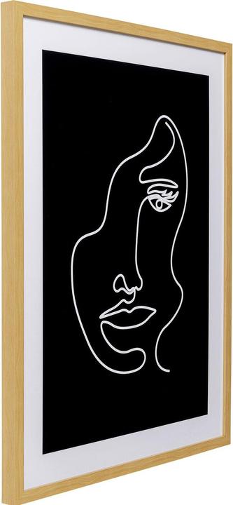 Image du produit Kare Design Gerahmtes Bild Faccia Arte Woman 60x80cm (60 x 80 cm)