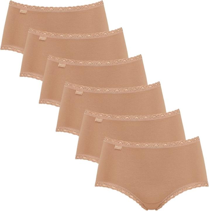 Image du produit Sloggi Lot de 6 slips midi 24/7 Cotton Lace (46, 3XL, paquet de 6)
