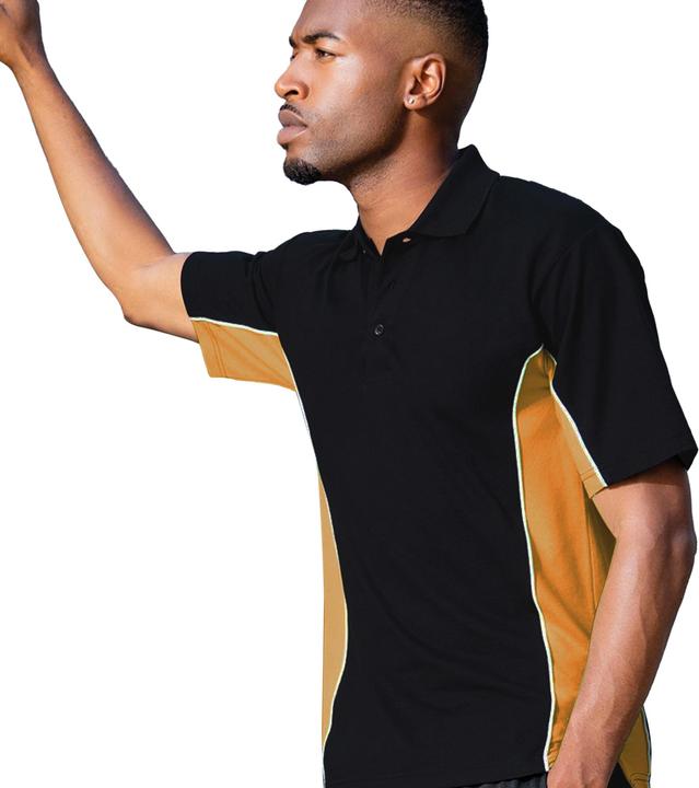 Actual product image Gamegear Track Piqué Polo Shirt Short Sleeve Inserts In Contrast Color (XXL)