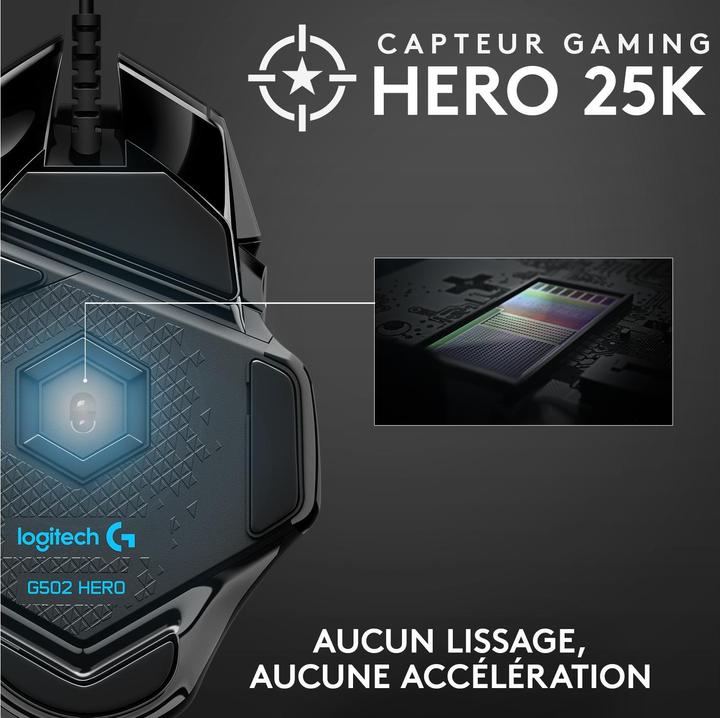 Actual product image Logitech G G502 Hero (Cable)