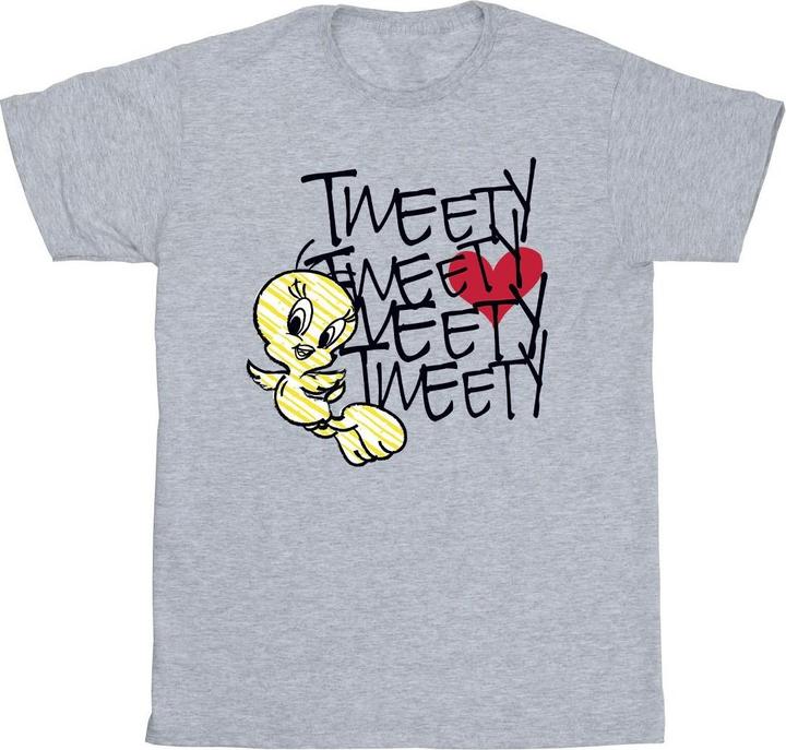 Immagine prodotto Looney Tunes Tweety Love Heart Maglietta Uomo (L)