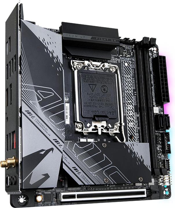 Image du produit Gigabyte B760I Aorus Pro (LGA 1700, Intel B760 Express, Mini-ITX)