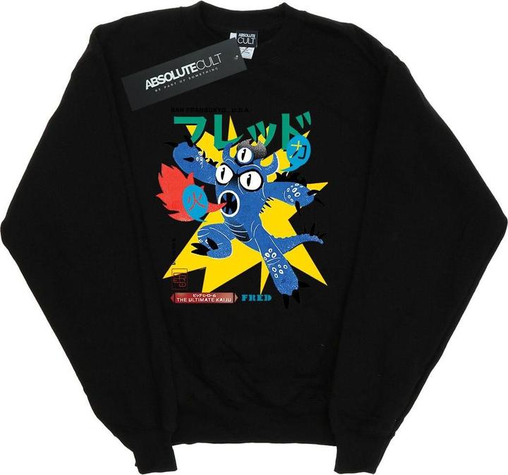 Actual product image Disney Girls Big Hero 6 Fred Ultimate Kaiju Sweatshirt (140, 146)