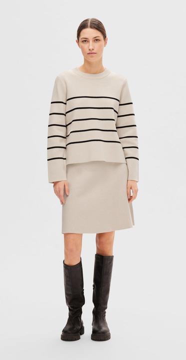 Produktbild Selected Femme Langärmeliger Baumwoll Strickpullover (XXL)