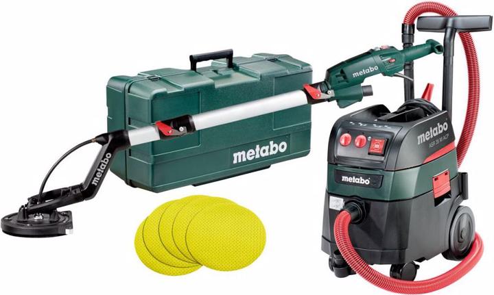 Produktbild Metabo Langhalsschleifer Set LSV 5-225 Comfort ASR 35 M ACP Z (Wand- & Deckenschleifer, 270 W)