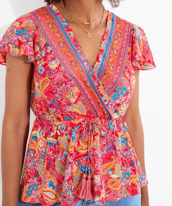 Produktbild Joe Browns Tropical Palm Print Relaxed Co-Ord Top (8)