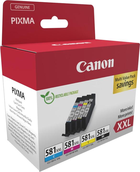 Produktbild Canon CLI-581 XXL Multipack (M, BK, C, Y)