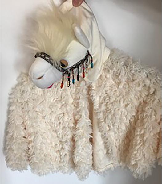 Produktbild Fasnacht Kinderkostüm Lama 104/110 (104, 110)