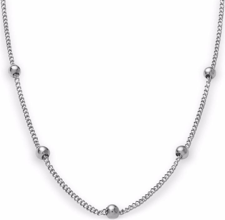Actual product image Rosefield Dotted Choker Silver Necklace (Brass)