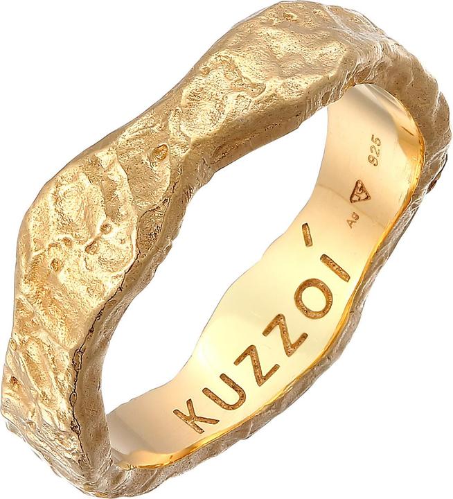 Produktbild Kuzzoi Ring Herren Bandring Organic Struktur 925 Silber (60, 925 Silber)