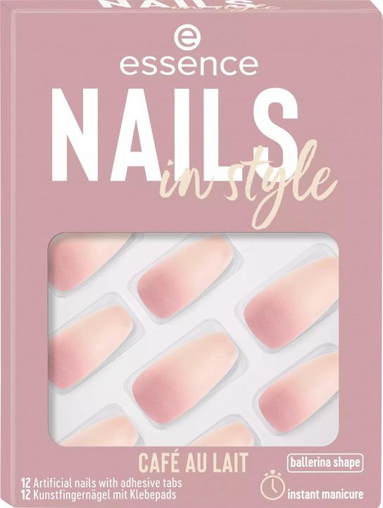Produktbild essence Nails in Style 16 CAFÉ AU LAIT (Kunstnägel, Nude)