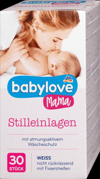 Actual product image dm babylove Mommy nursing pads white (30 x)