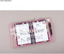 Actual product image Rayher Planner A5, pink/silver/marble, FSCMixCred, 1 piec (A5)