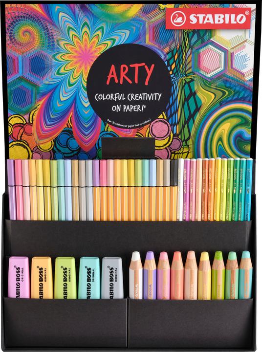Image du produit STABILO Mixte pastel Arty (Multicolore, 50 x)
