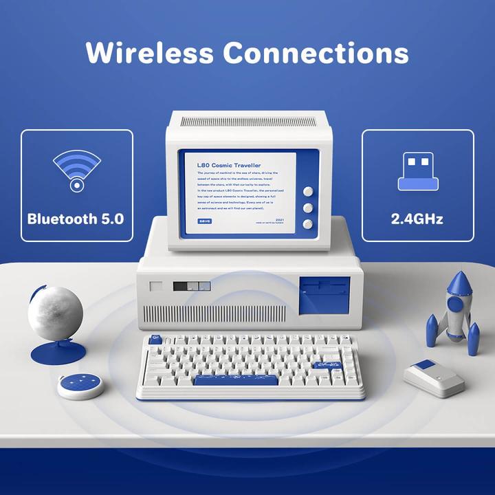 Actual product image Iqunix L80 Cosmic Traveller (CH, Cable)