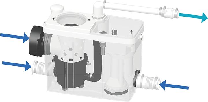 Image du produit SFA Petit système de relevage pour WC SaniPack Pro UP