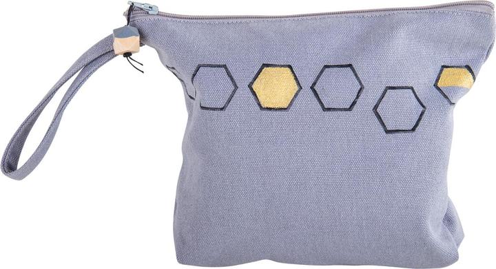 Image du produit Rayher Trousse de toilette zippée, 22 x 17 cm, Gris