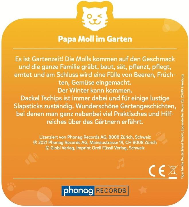 Immagine prodotto Tigermedia tigercard - Papa Moll - Nel giardino (Svizzero-tedesco)