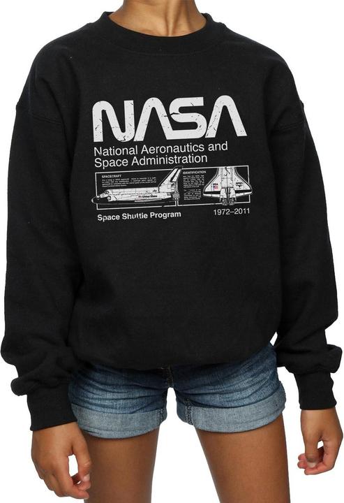 Produktbild Nasa Classic Space Shuttle Sweatshirt Mädchen (152, 158)