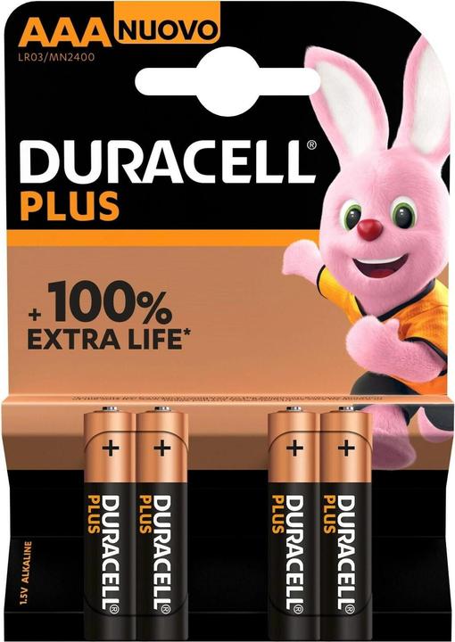 Duracell Plus (4 pcs, AAA, 1175 mAh)