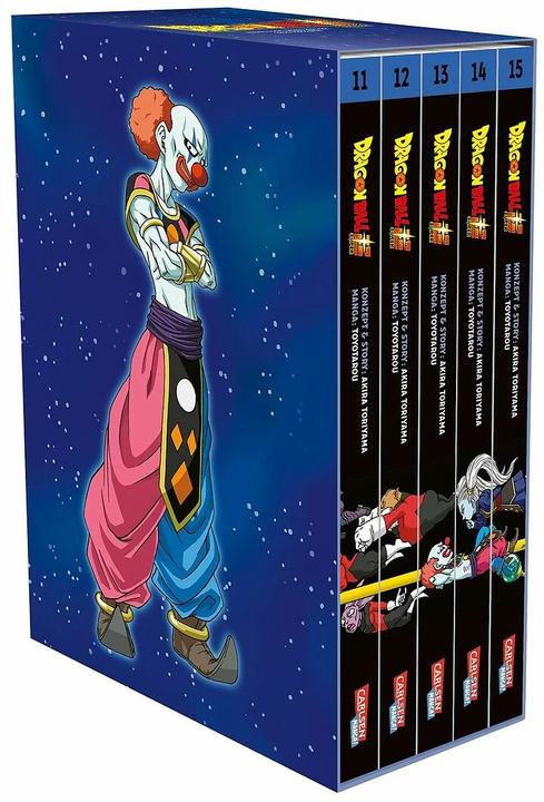Actual product image Dragon Ball Super, Bände 11-15 im Sammelschuber mit Extra (German, Akira Toriyama, Akira Toriyama (Original Story), Toyotarou, 2022)