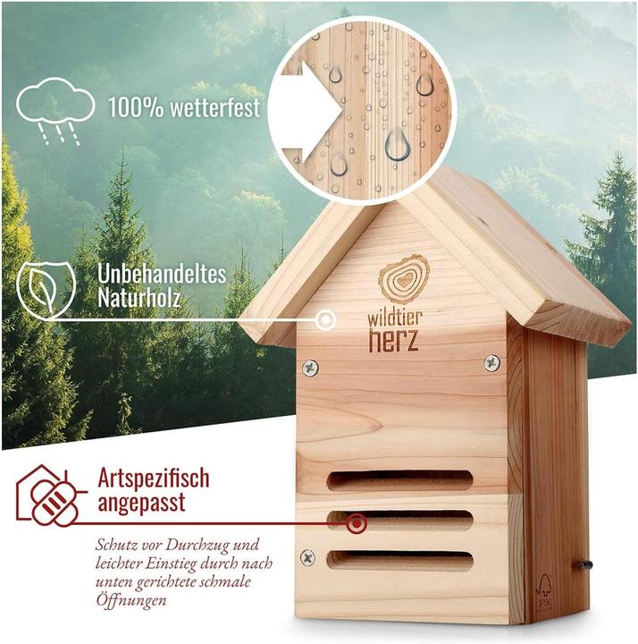 Image du produit Wildtier Herz Maison des coccinelles GOER-000012 (Coccinelles)