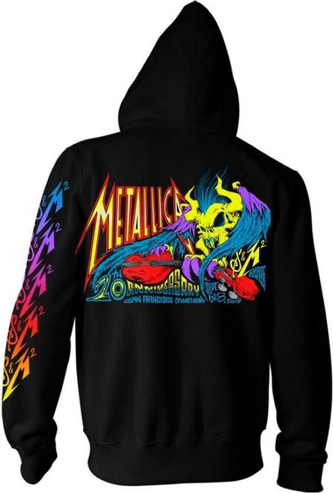 Image du produit Metallica Adulte S&M2 Anniversary Full Zip Hoodie (S)