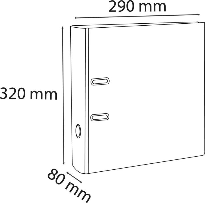 Actual product image Exacompta Ordner (A4, 75 mm, 1 Piece)