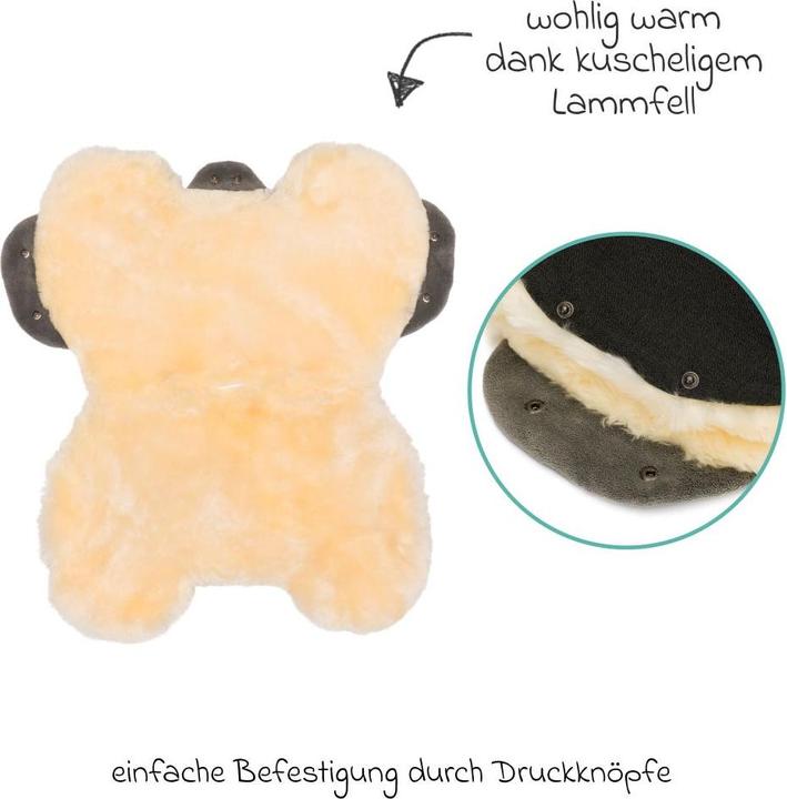 Immagine prodotto Fillikid Handwärmer Lammfell-Handwärmer Nyby Style für Buggy