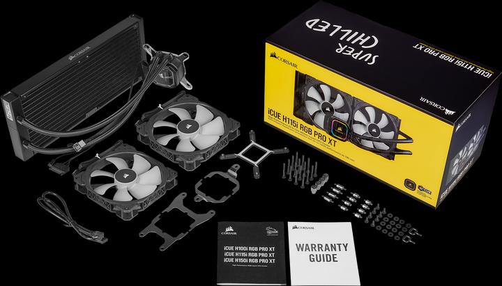 Actual product image Corsair H115i RGB PRO XT