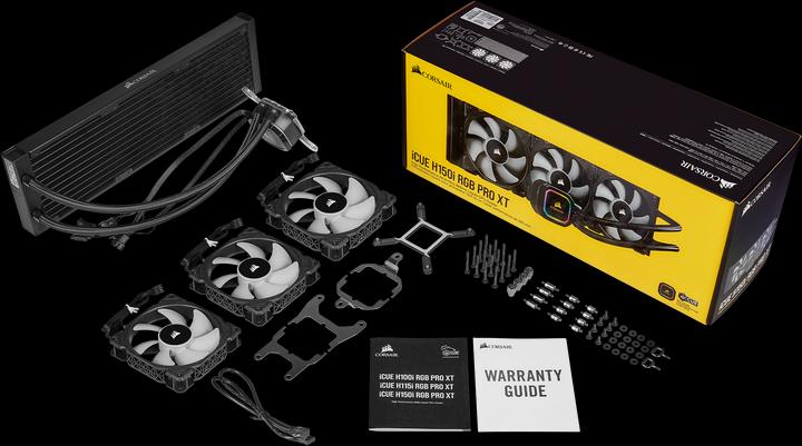 Actual product image Corsair H150i RGB PRO XT