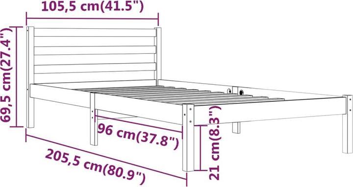 Produktbild VidaXL Kordula (100 x 200 cm)