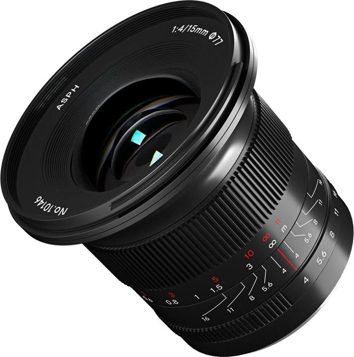 Image du produit 7artisans Focale fixe 15mm F/4 - Canon RF (Canon RF, Plein format)