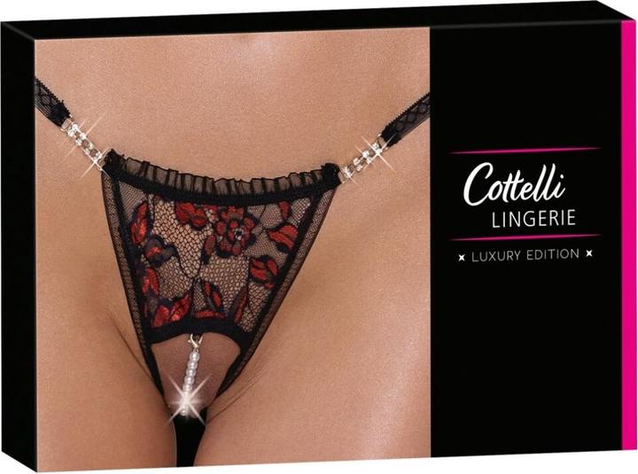 Actual product image Cottelli Collection Crotchless Riostring (S/M)