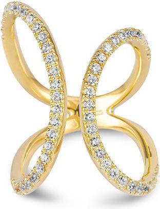 Image du produit Breuning BAGUE - BRILLE. 1,04 Ct. H/si (60, Or 585/14 K)