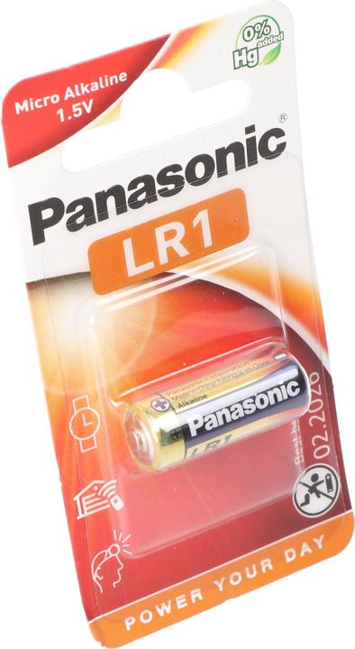 Produktbild Panasonic Micro Alkali LR1 (1 Stk., N, 900 mAh)