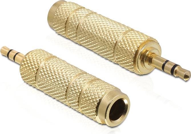Produktbild Delock Adapter Klinke Stecker > Buchse 3 Pin (Zubehör)