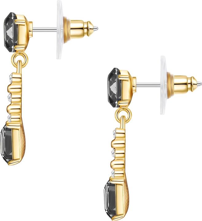 Lulu & Jane Damen Metall-Legierung Glas gelbgold - 29191 (Metall-Legierung)