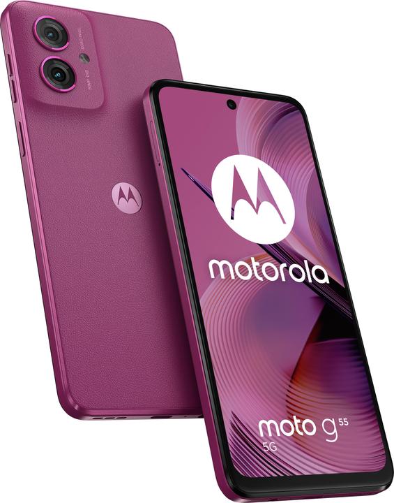 Productafbeelding Motorola Moto G55 (256 GB, Schemerpaars, 6.49", SIM + eSIM, 50 Mpx, 5G)